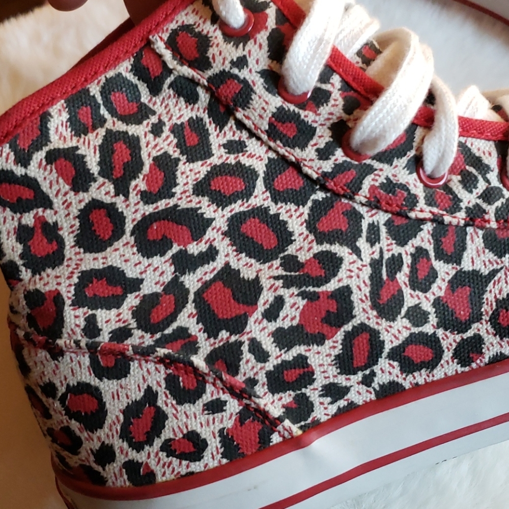 High top red sneakers animal planet - Picture 11 of 13